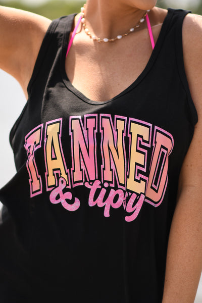 Tanned & Tipsy tank top