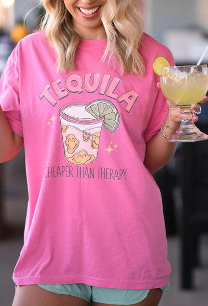 Tequila: Cheaper than Therapy tee