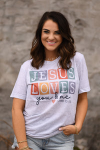 Jesus Love You & Me tee