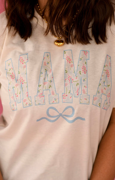 Delicate Floral MAMA tee