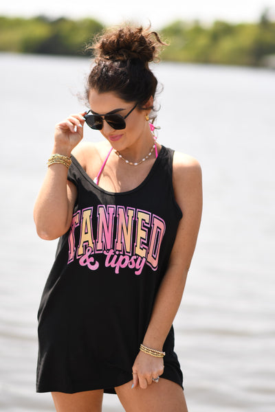 Tanned & Tipsy tank top