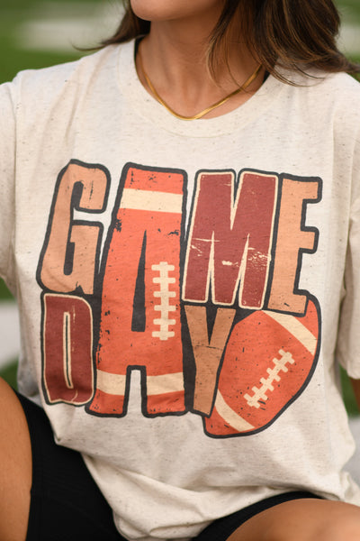 Game Day football tee