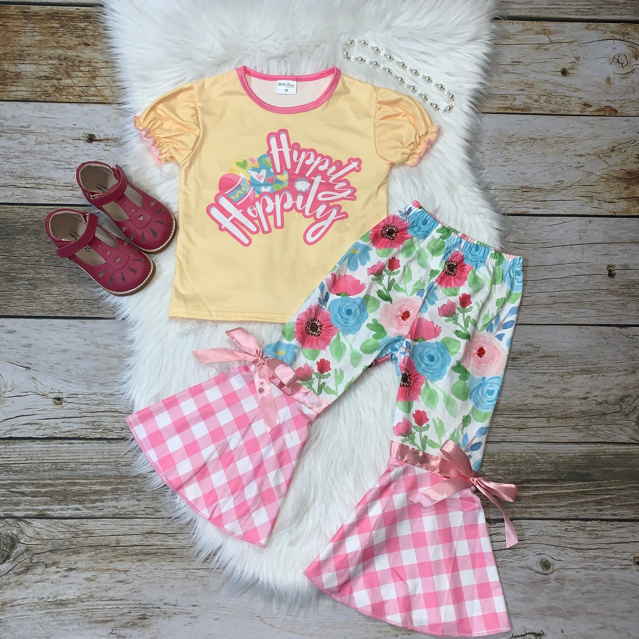 "Hippy Hoppity" Top & Bell Set