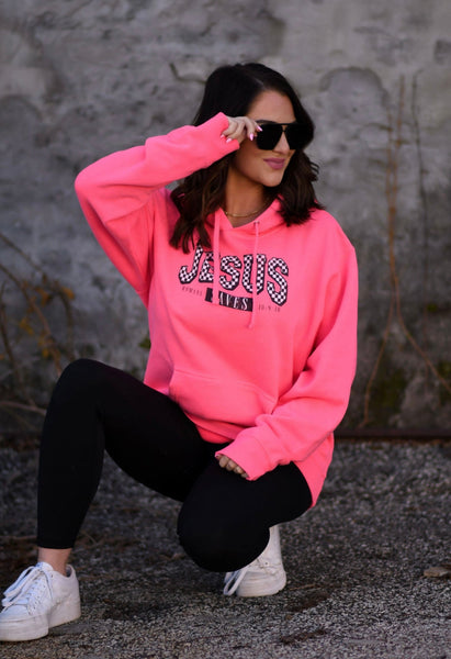 Jesus Saves Romans 10:9-10 Hoodie