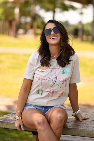 Camping Bows Tee