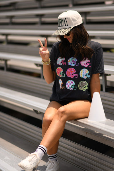 Neon Funky Helmets Tee