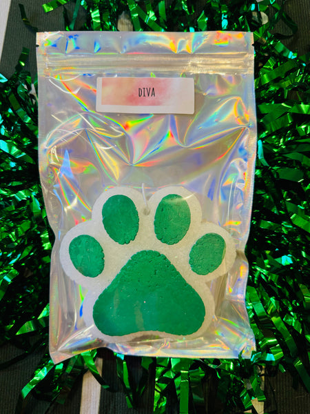 Paw Print custom color car freshies