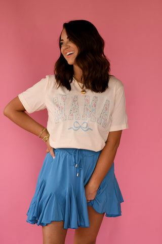 Delicate Floral MAMA tee