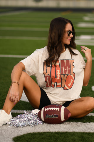 Game Day football tee