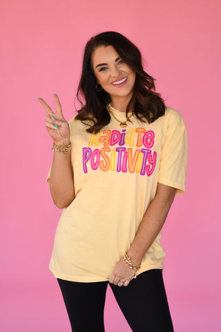 Radiate Positivity tee