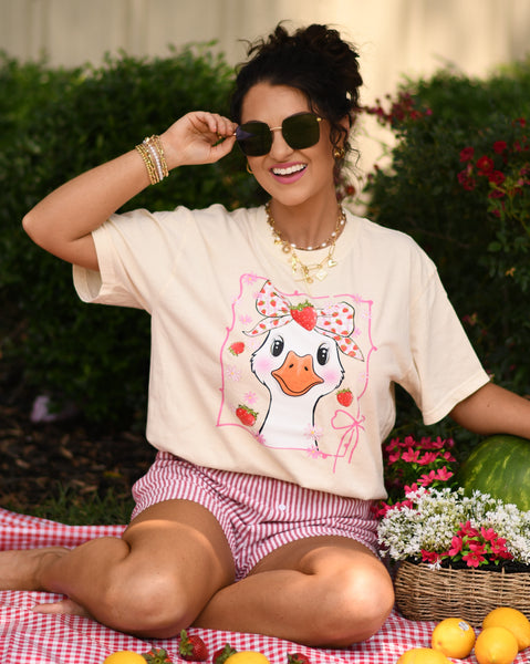 Strawberry Goose Tee