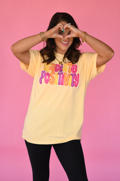 Radiate Positivity tee
