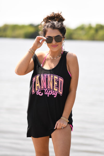 Tanned & Tipsy tank top
