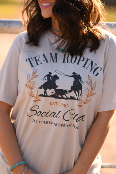 Team Roping Social Club tee