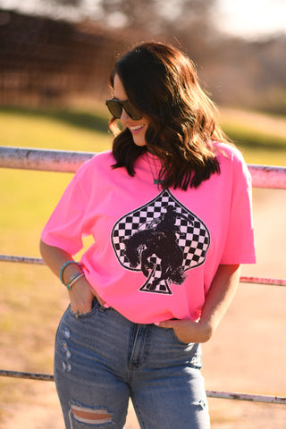 Bucking Bronco Spade tee