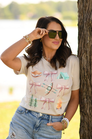 Camping Bows Tee