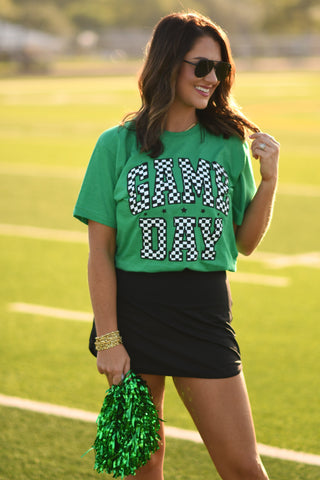 Game Day checkered tee