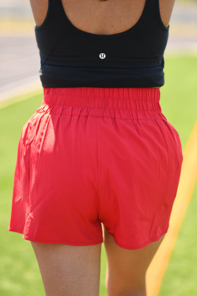 RTS Red school Spirit Shorts