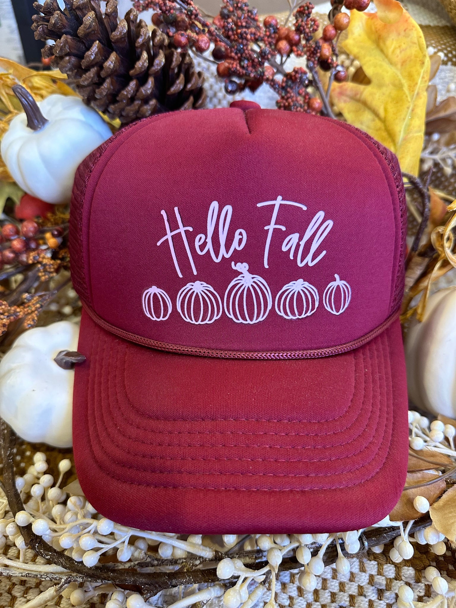 Hello Fall Trucker Hat