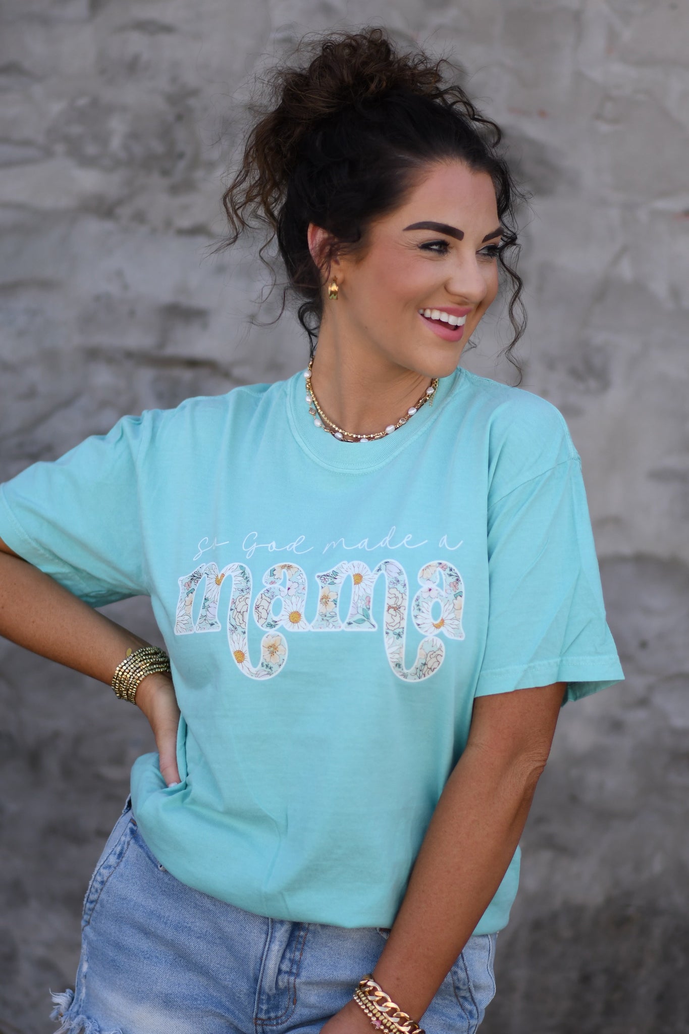 So God Made A Mama t-shirt