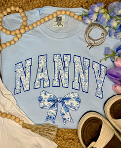 Floral Nanny Bow Tee