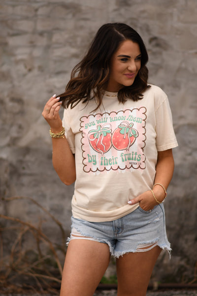 You Will Know Them By Their Fruits t-shirt