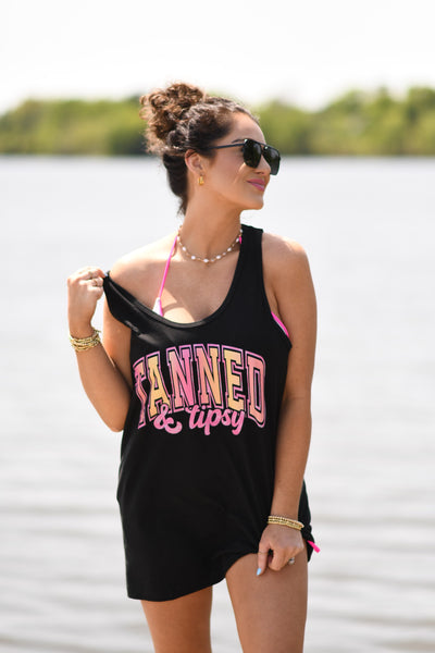Tanned & Tipsy tank top