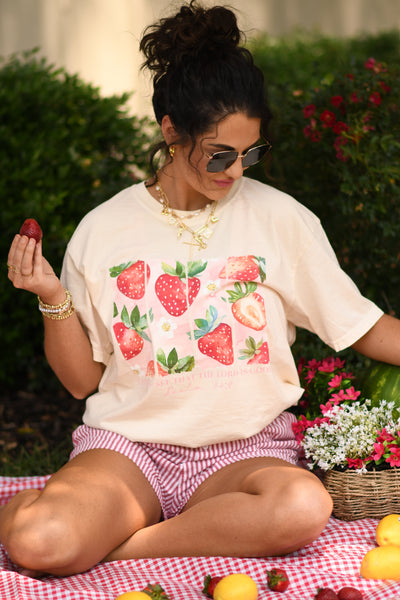 Taste And See The Lord Is Good Strawberry Tee