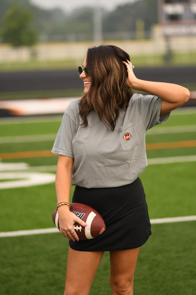 Football Pocket Starry Eyed Smiley tees