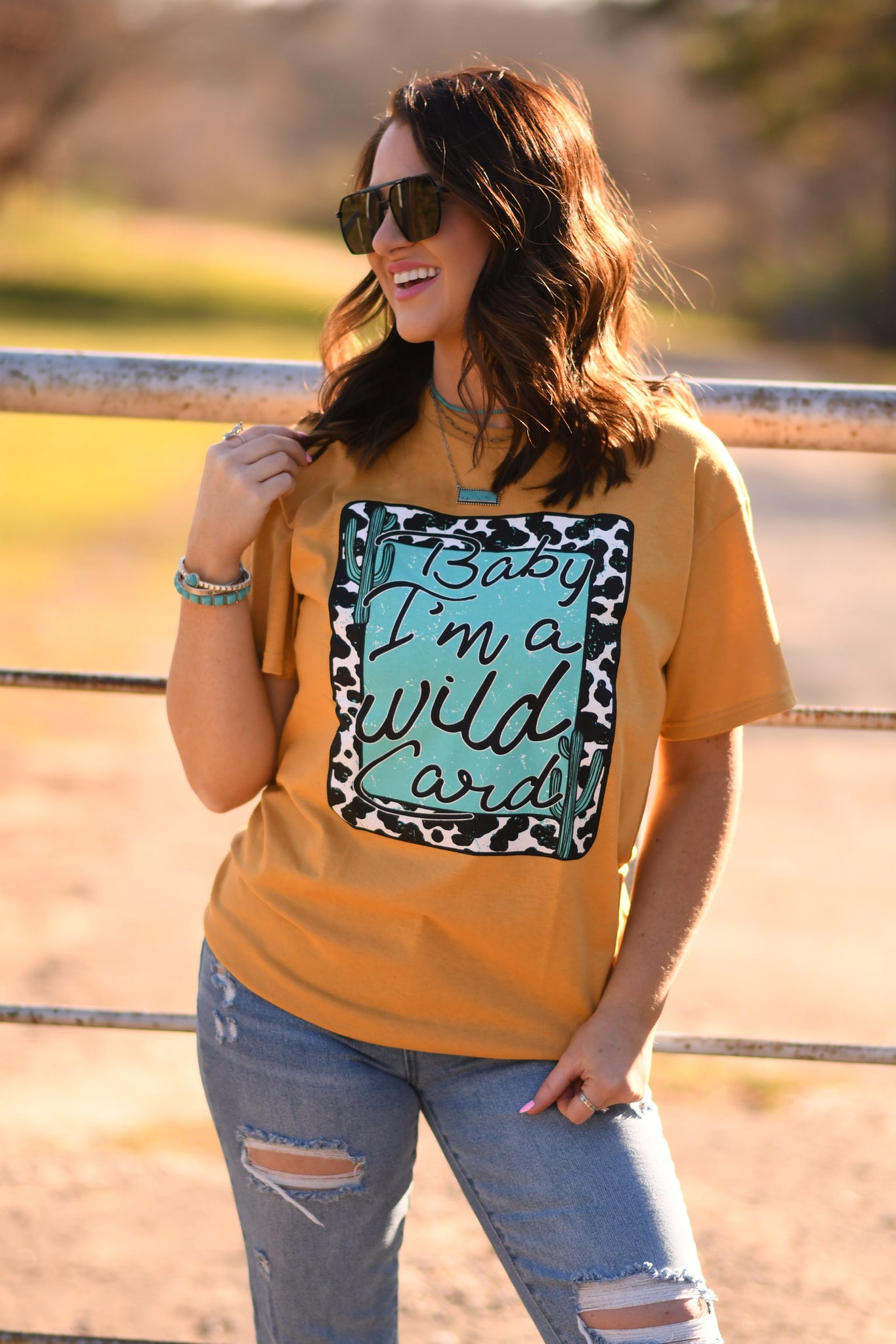 Baby I'm a Wild Card tee