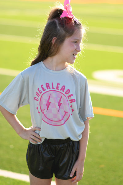 Cheerleader Smiley Tee