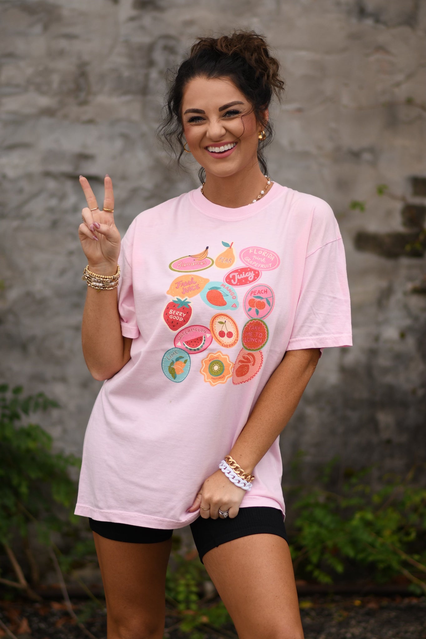 Fruit Stickers Tee