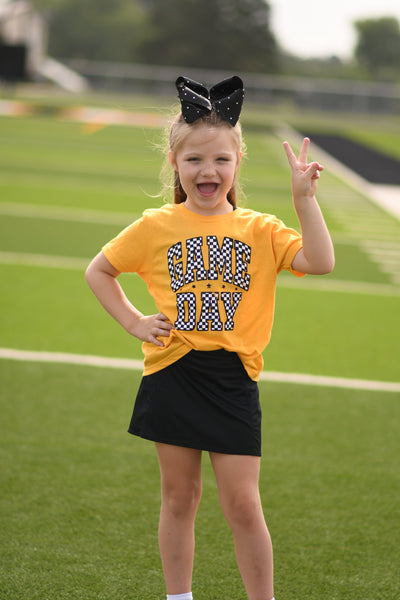 RTS Blue Checkered Game Day Tee