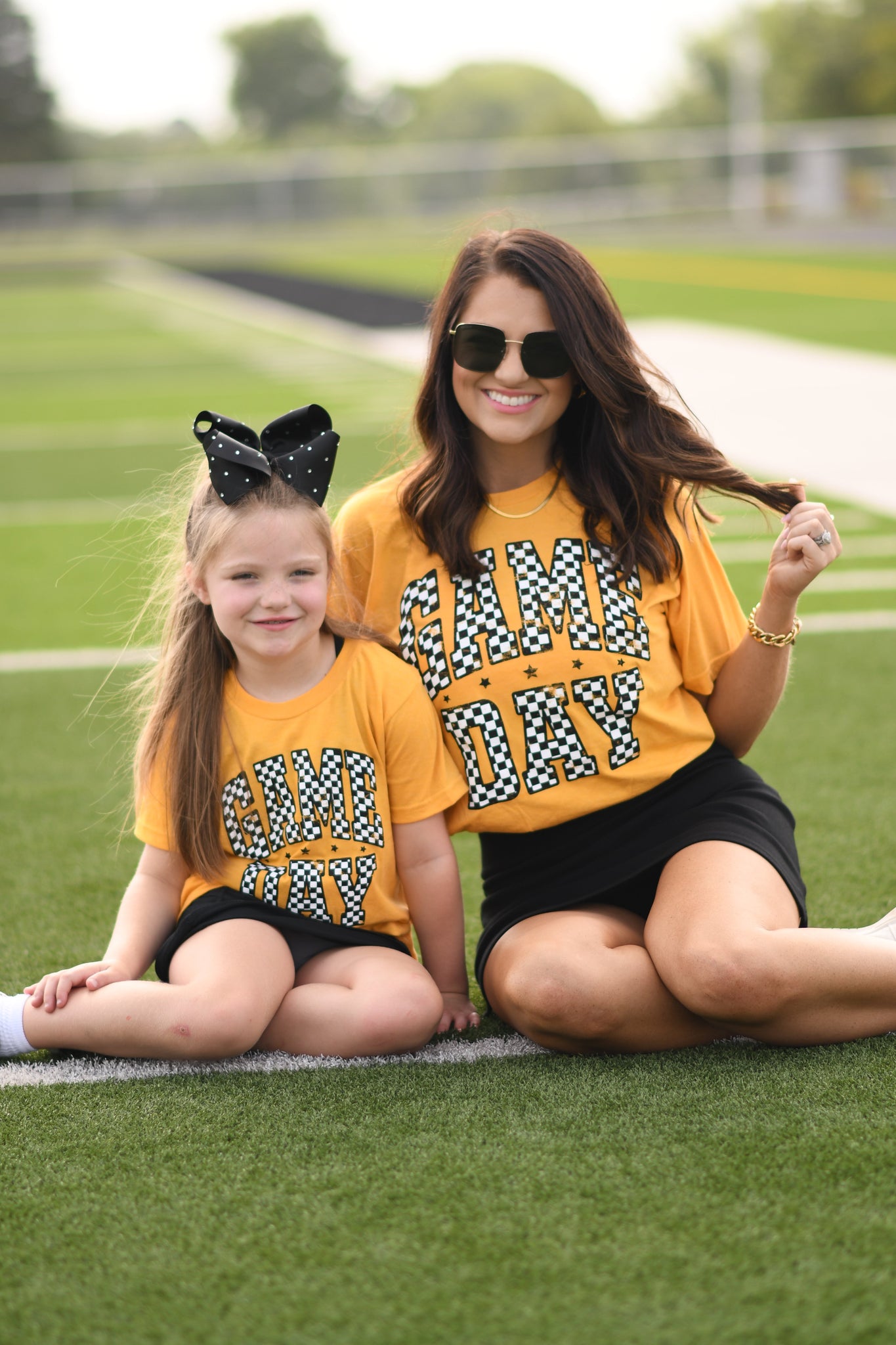 RTS Blue Checkered Game Day Tee