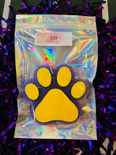 Paw Print custom color car freshies