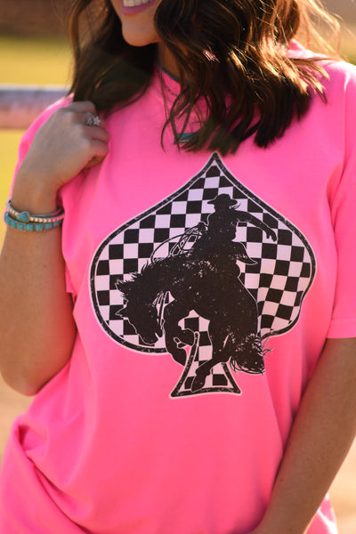 Bucking Bronco Spade tee