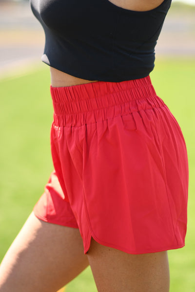 RTS Red school Spirit Shorts