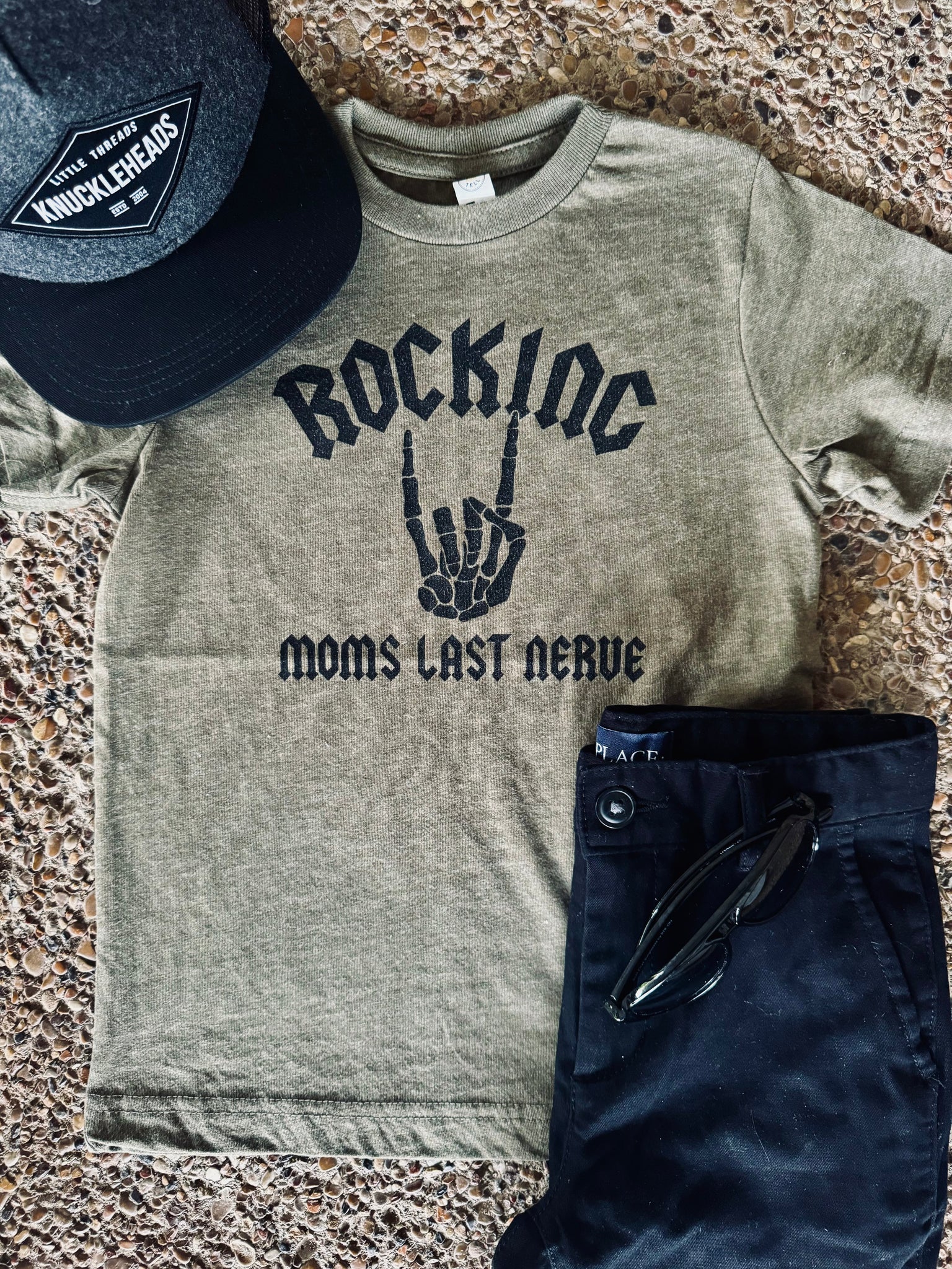 Rocking Mom's Last Nerve kid's tee