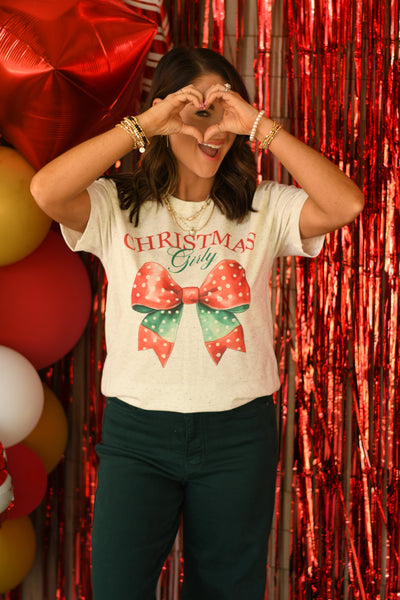 Christmas Girly tee