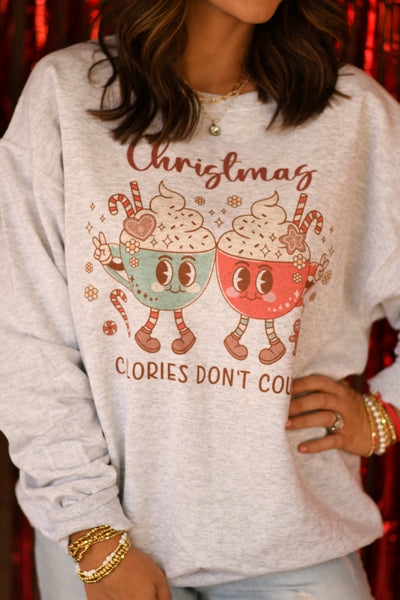 Christmas Calories Don't Count long sleeve tee (and sweatshirt)