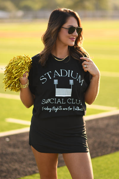 Stadium Social Club--Friday Nights are for Football tee