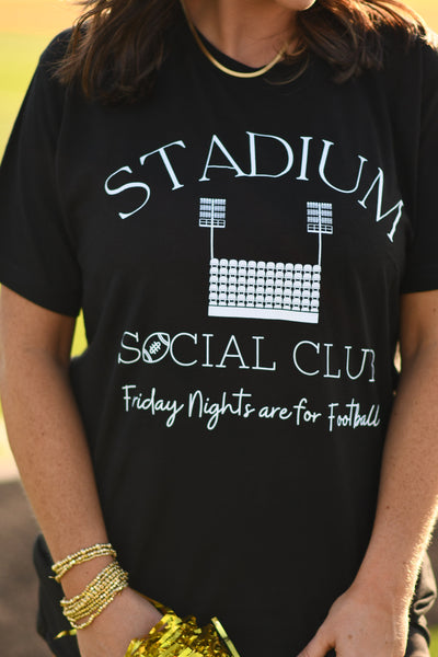 Stadium Social Club--Friday Nights are for Football tee