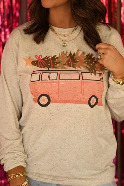 Vintage Christmas Van Tee/Long Sleeve