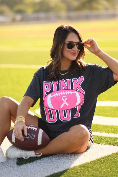 Pink Out breast cancer awareness tee