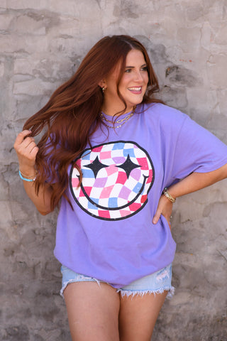 Starry Eyes Smiley tee