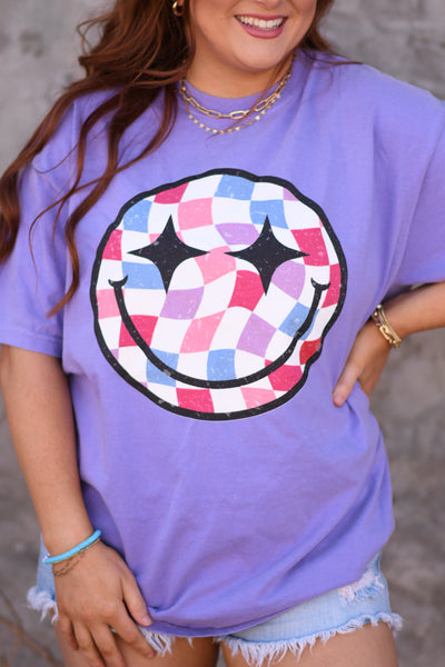 Starry Eyes Smiley tee