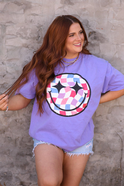 Starry Eyes Smiley tee