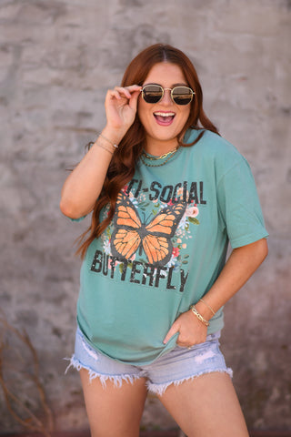 Anti-Social Butterfly tee