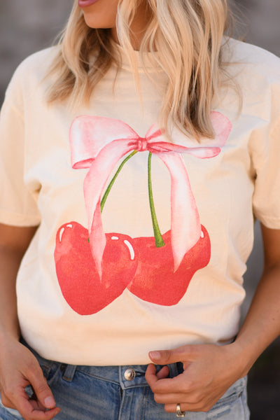 Sweet Cherry Hearts tee