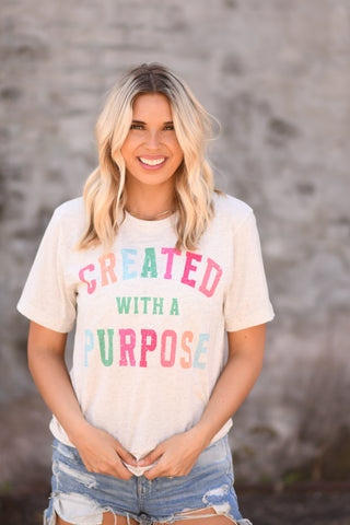 Created with a Purpose tee